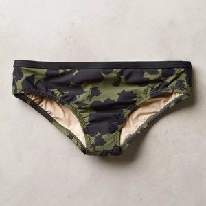 Floral-Print Bikini Bottoms